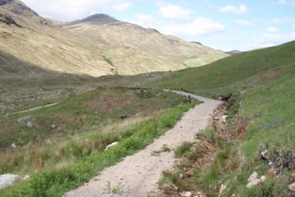 Stony Path Leading To Mountains
