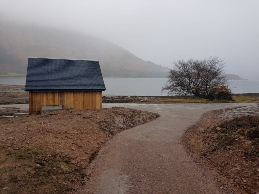 Ready for connection on the Coire Reidh micro hydro scheme