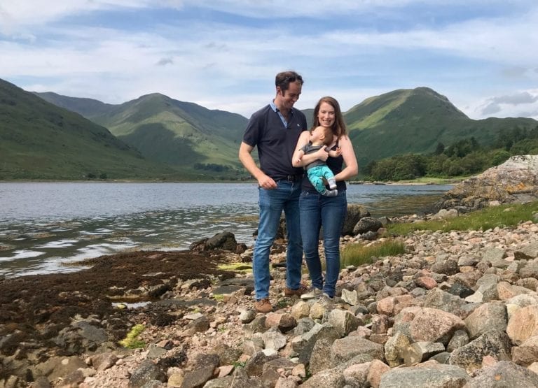 Travelling with a baby to Kingairloch